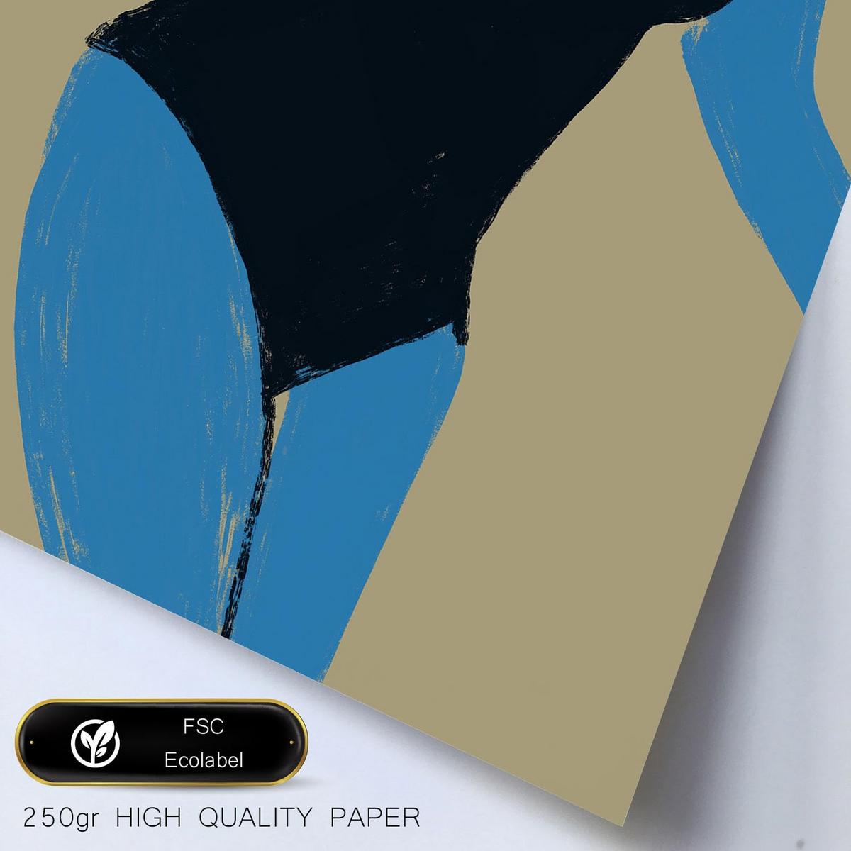 POSTER Set Mit 6 Mettle Körper 1 In Weibliche Zusammenfassung Ästhetische Dekorative Gemälde Für Ihr Wohnzimmer Zuhause A3 & A4 Schwarzer Rahmen - Schwarz, Papier (29/3cm) - Nacnic