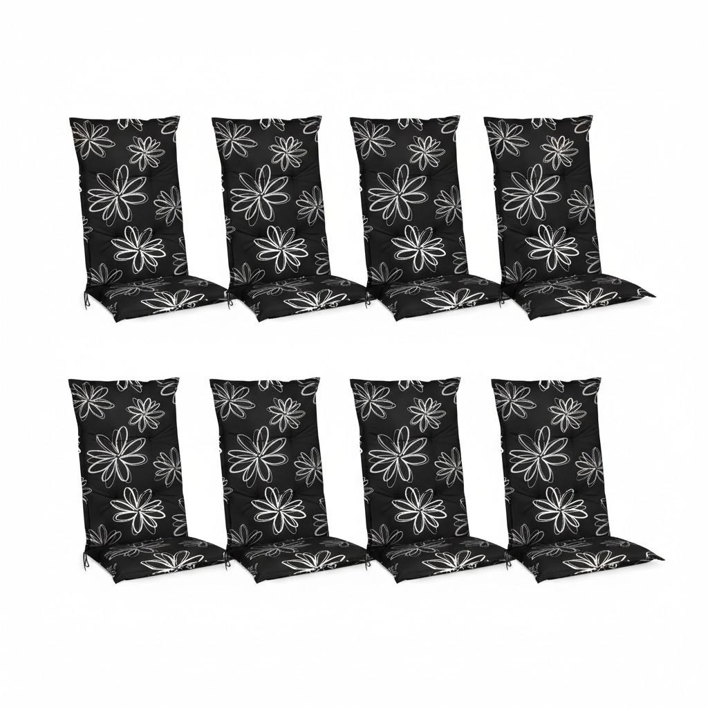 HOCHLEHNERAUFLAGE Flores 120x50x6cm Ornamente (8tlg) - Multicolor, Textil (50/6/120cm) - Beautissu 