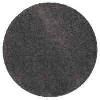 LUXUS HOCHFLOR LANGFLOR TEPPICH MILANO RUND - Anthrazit, Textil (160/160cm) - Snapstyle