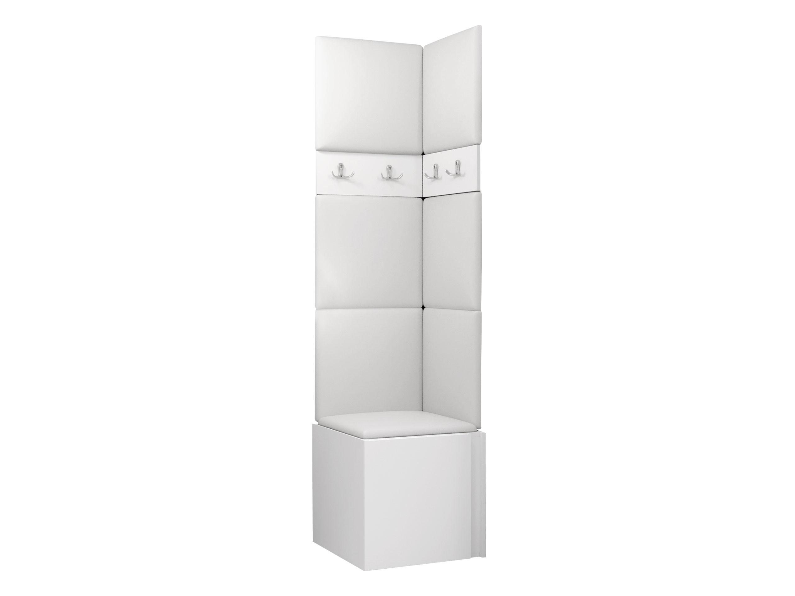 GARDEROBEN-SET Orion XXI - Weiß, Holzwerkstoff/Kunststoff (42/186/46cm) - MIRJAN24
