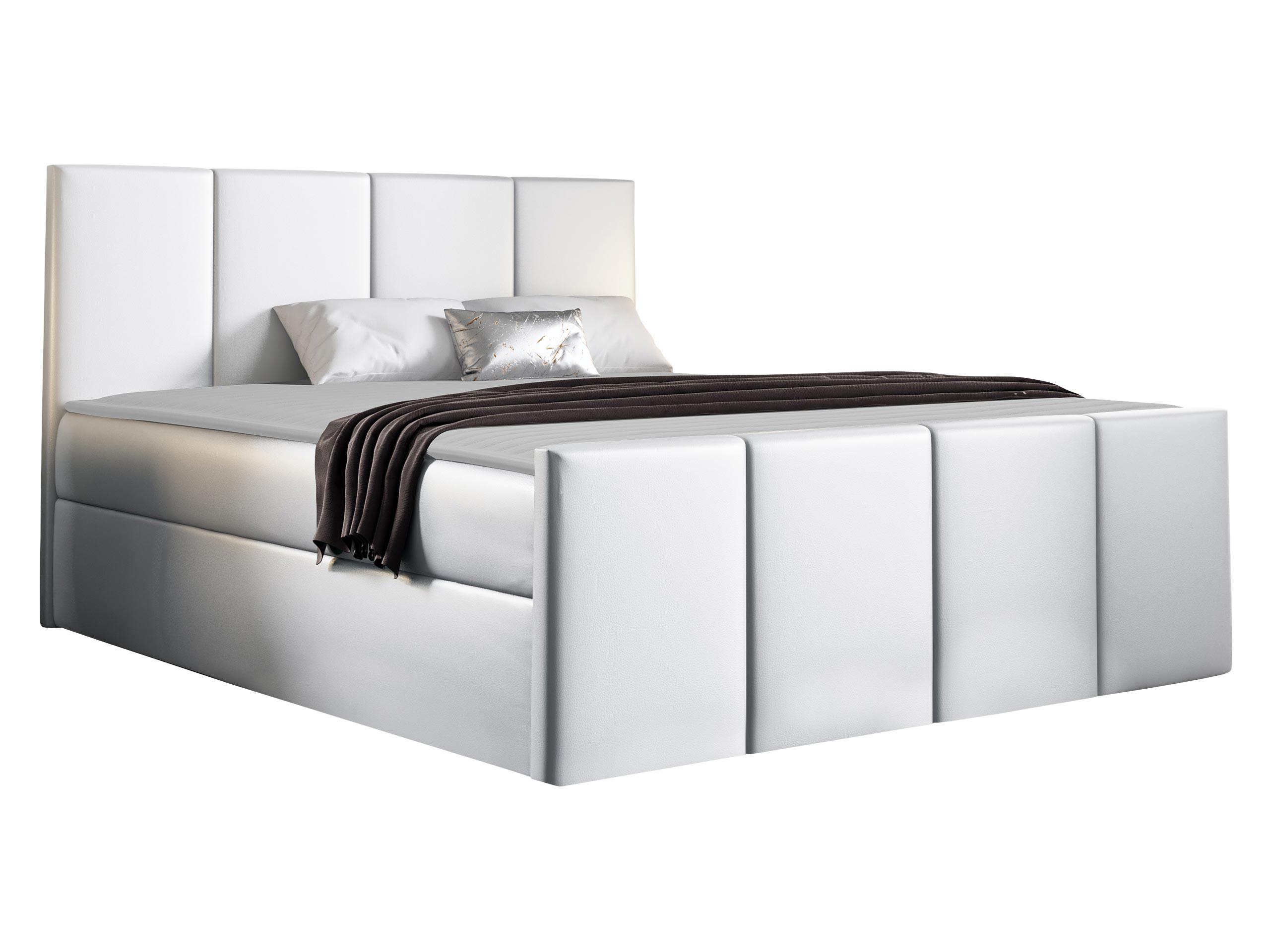 BOXBETT Lars - H3 - Weiß, Holz (180/200cm) - MIRJAN24