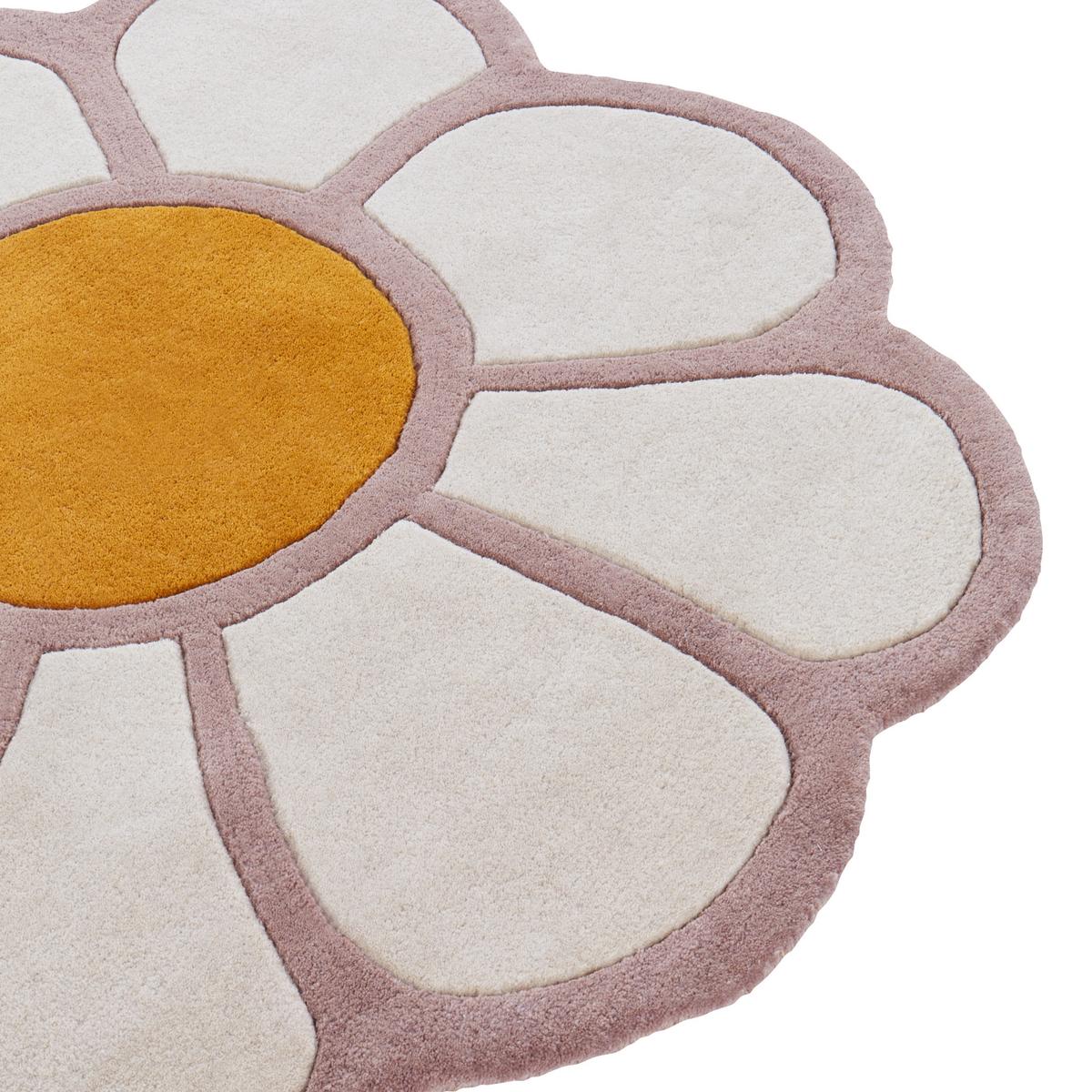 KINDERTEPPICH Thumbelina 120/120 cm - Multicolor, Naturmaterialien (120/120cm) - Beliani