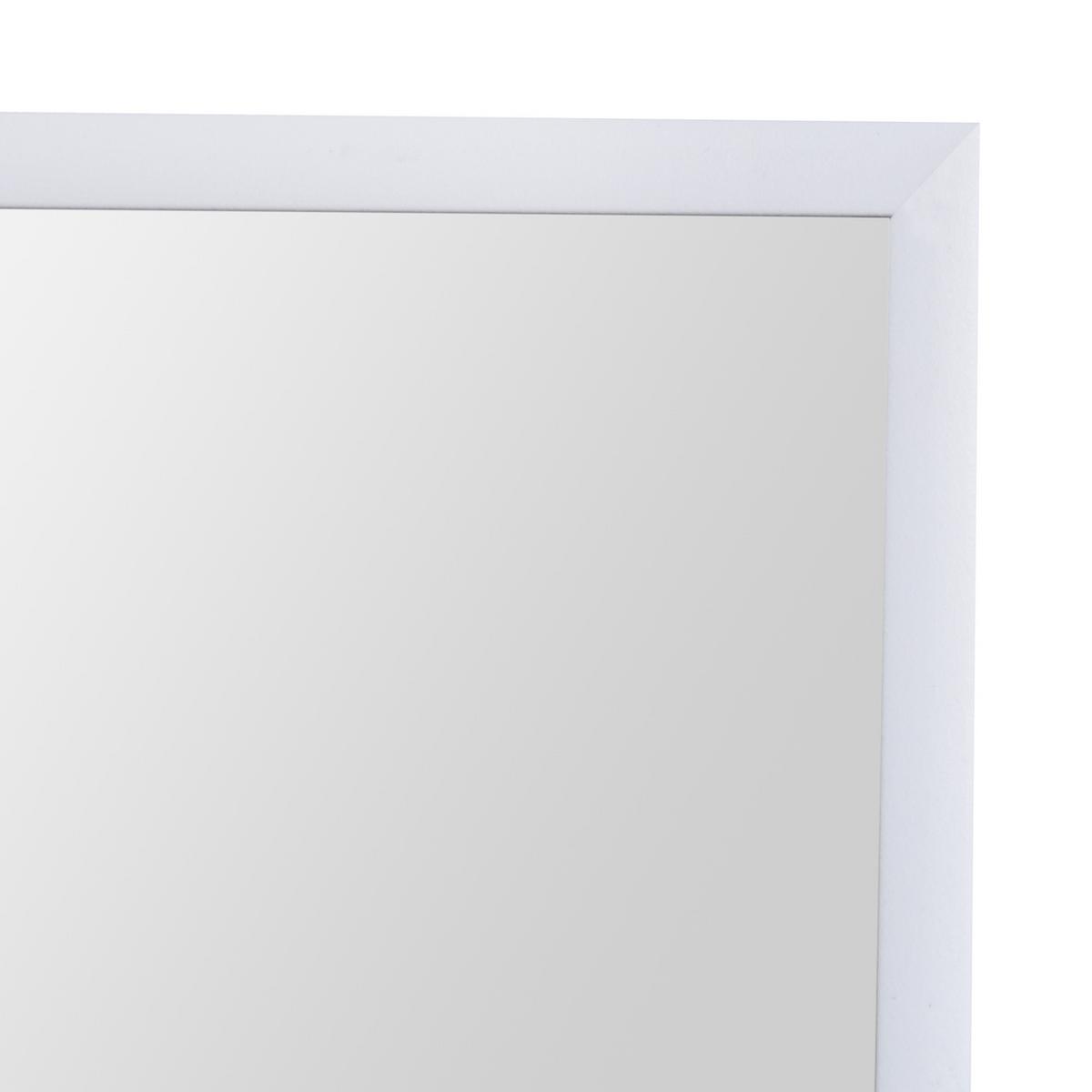 TÜRSPIEGEL Lesina - Weiß, Metall (37/120/2cm) - [en.casa]