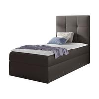 BOXBETT Mini 2, Seite zum Öffnen des Bettkastens: Rechts - H3 - Graphitfarben, Holz (90/200cm) - MIRJAN24