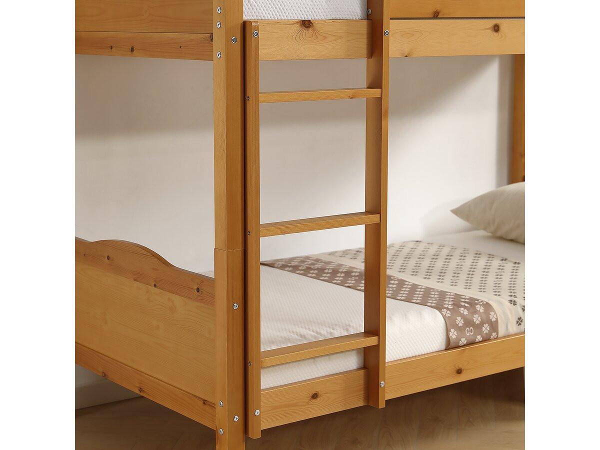 ETAGENBETT gabriel Braun - Braun, Metall (190/90cm) - Habitat Garten