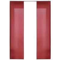VORHANG 2ER SET HxB 245x60 cm Bordeaux - Bordeaux, Textil (60/245cm) - Gardinenbox