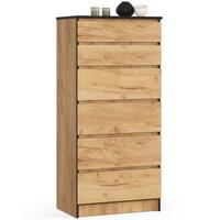 KOMMODE Eiche Craft 130/60/40 - Eiche San Remo, Holzwerkstoff (60/130/40cm) - RAUMHIRSCH FURNITURE