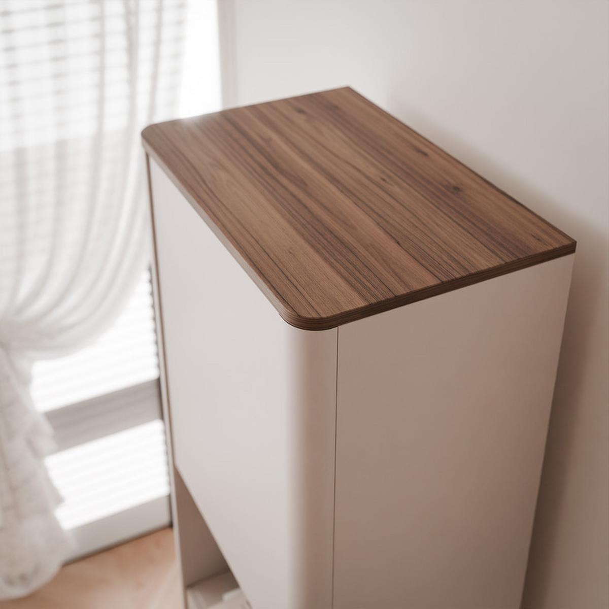 BÜCHERREGAL NAVANI 90/40/163 cm, Kaschmir / Nussbaum - Nussbaumfarben/Schwarz, Holzwerkstoff/Metall (90/163/40cm) - Idohome