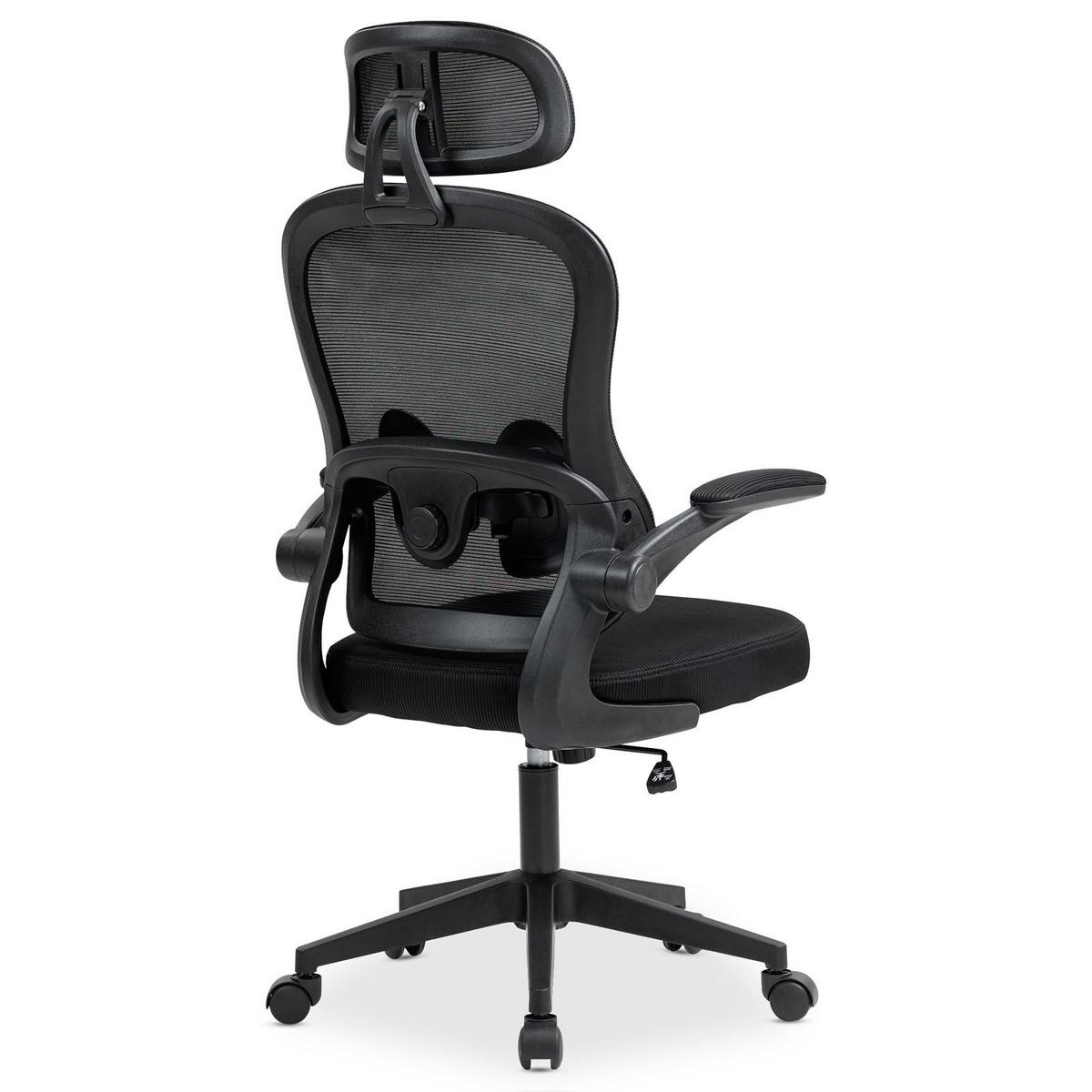BÜRODREHSTUHL JOBURG schwarz - Schwarz, Textil (63/125/64cm) - IDIMEX