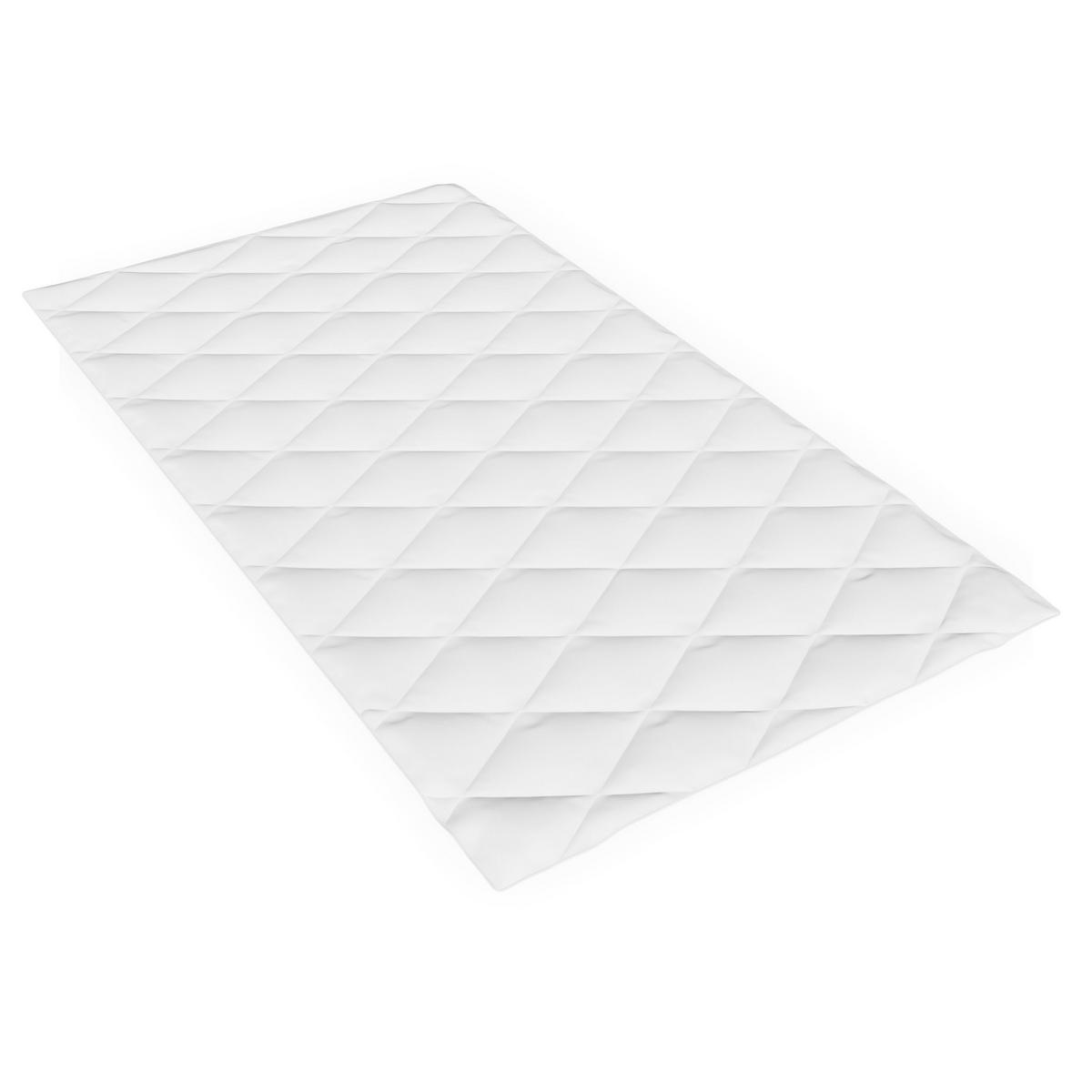 TOPPER für ruhigen Schlaf auf harter Matratze 160 x 200 cm - Weiß, Textil (160/200cm) - Schlaftroll