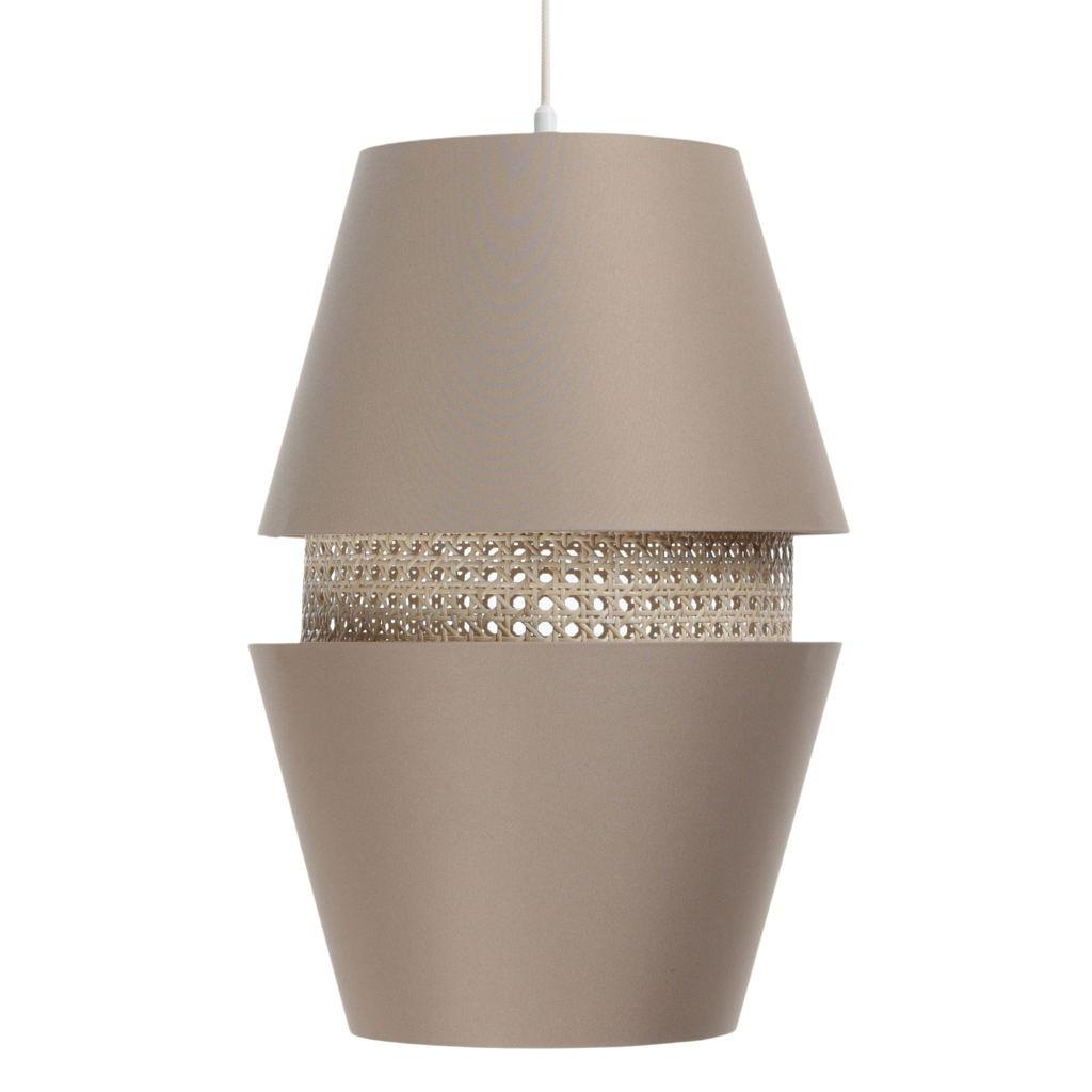 HÄNGELEUCHTE Beige 30/46 cm - Beige, Kunststoff (30/1.3/46cm) - ONZENO