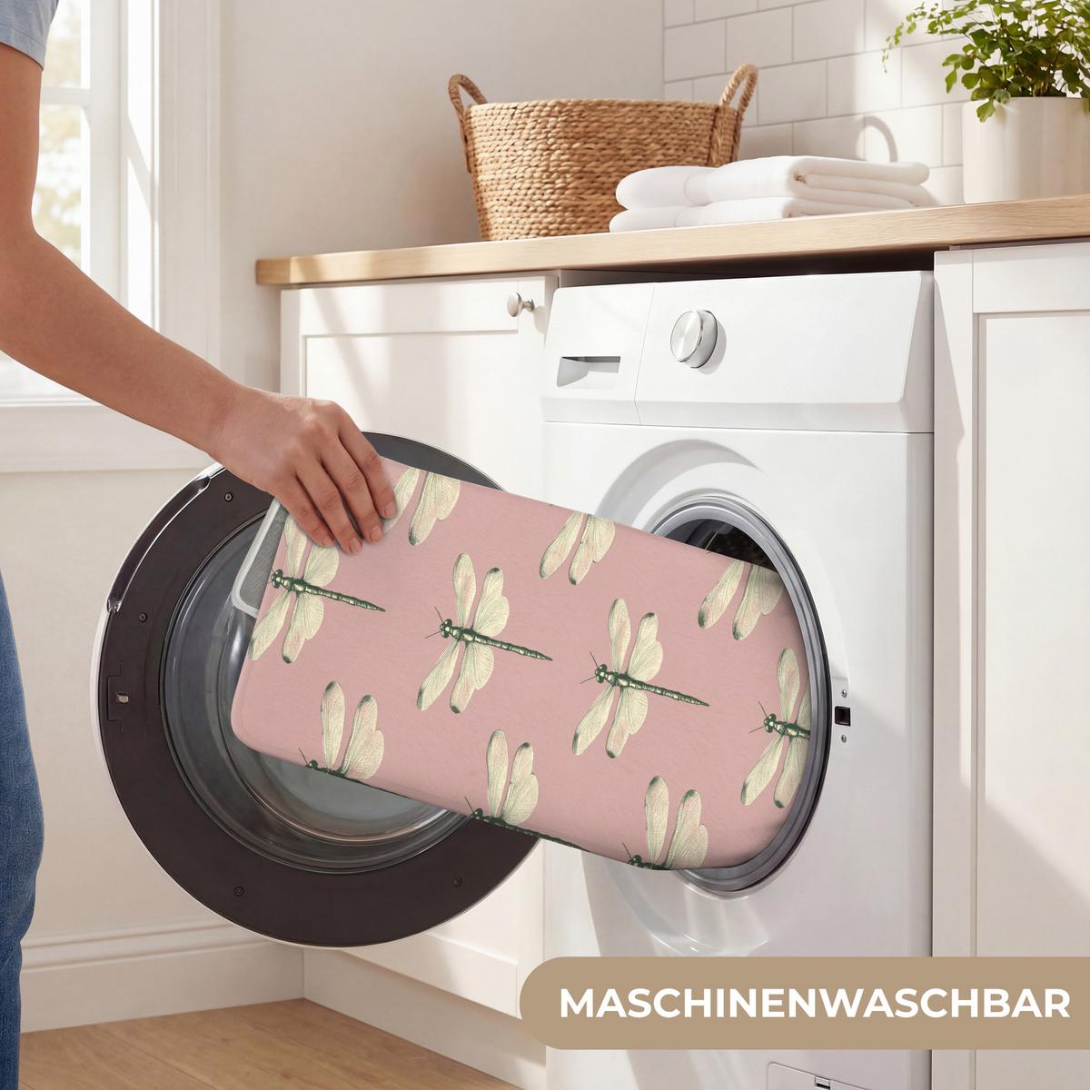 WC-VORLEGER Lillibells - Muster - Rosa WC Teppich 40x60 cm - Rosa, Textil (40/1cm) - OnlyWow