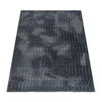 HOCHFLORTEPPICH, mit Struktur, Florhöhe 23 mm, Anthrazit, 80 x 150 cm - Anthrazit, Textil (150/80cm) - KADIMA DESIGN
