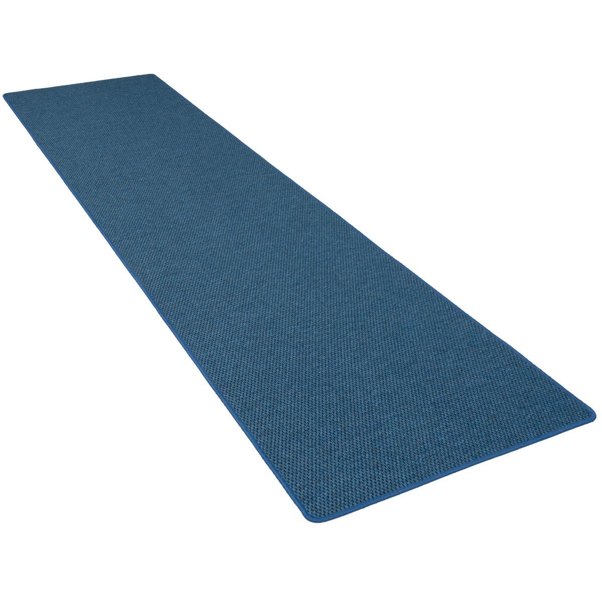 LÄUFER TEPPICH BENTZON FLACHGEWEBE - Blau, Textil (80/240cm) - Snapstyle