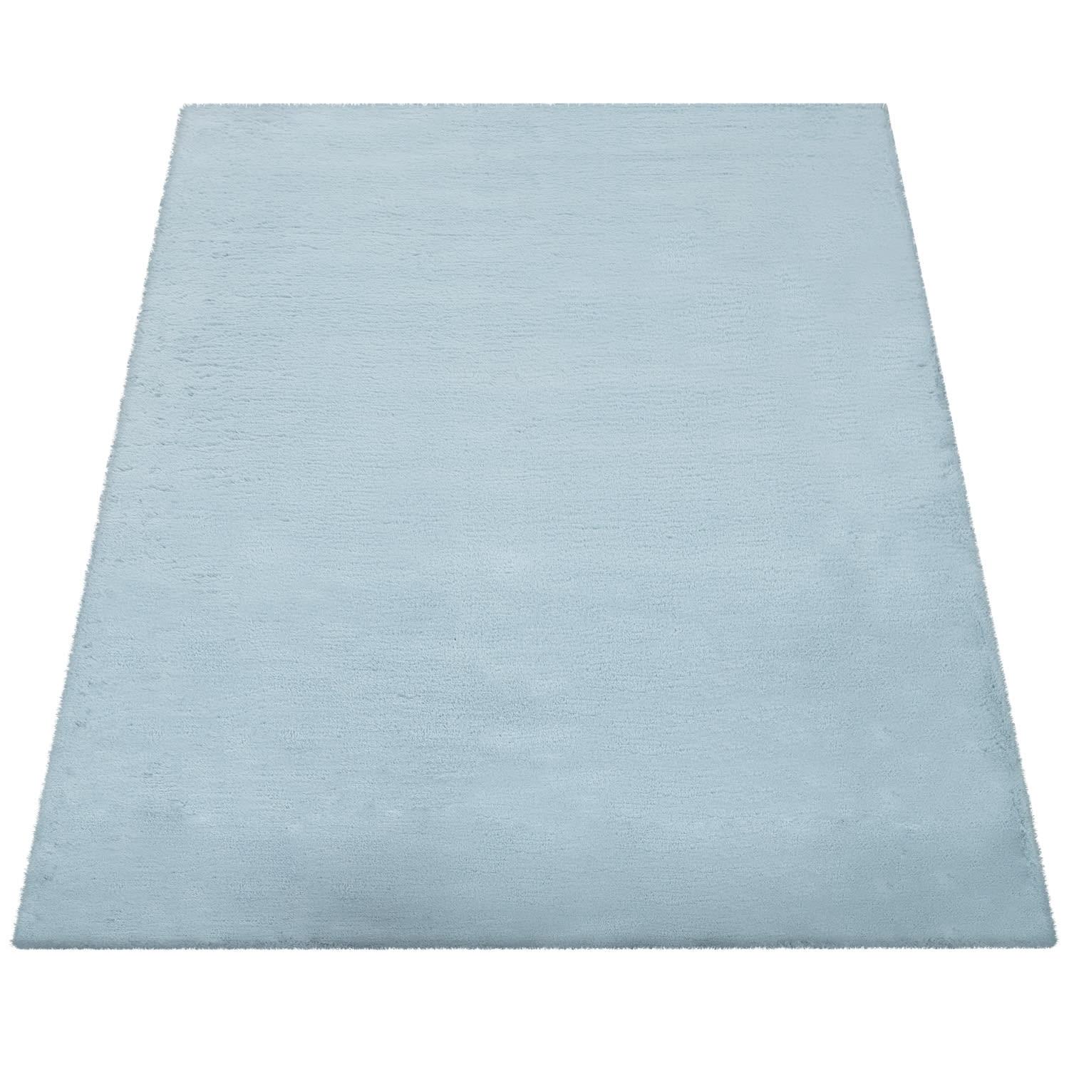 HOCHFLORTEPPICH, einfarbig, Türkis, 140 x 200 cm - Blau, Textil (200/140cm) - KADIMA DESIGN