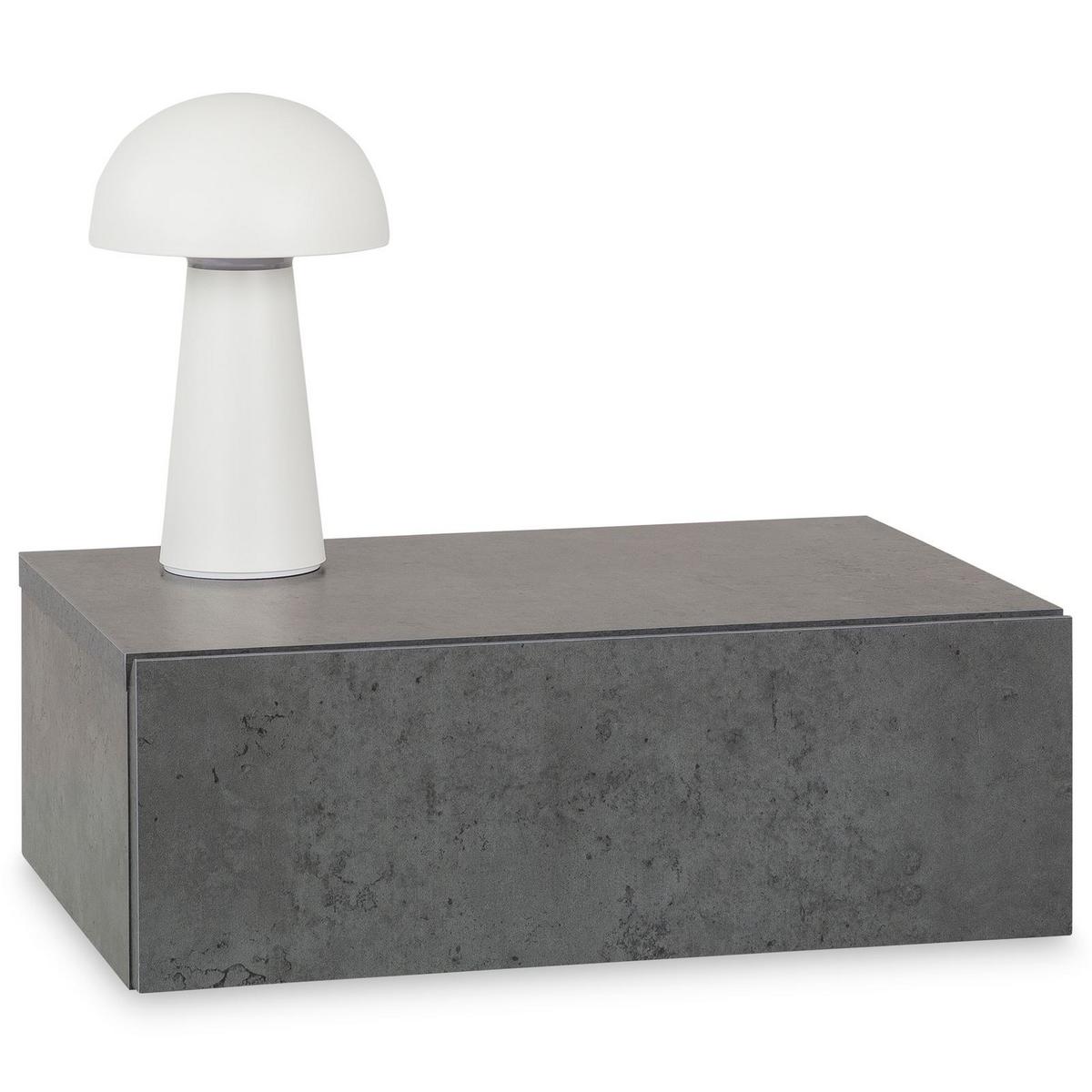 HÄNGENDER NACHTTISCH ANNE - Dunkelgrau, Holzwerkstoff (42/14/30cm) - CARO-Möbel