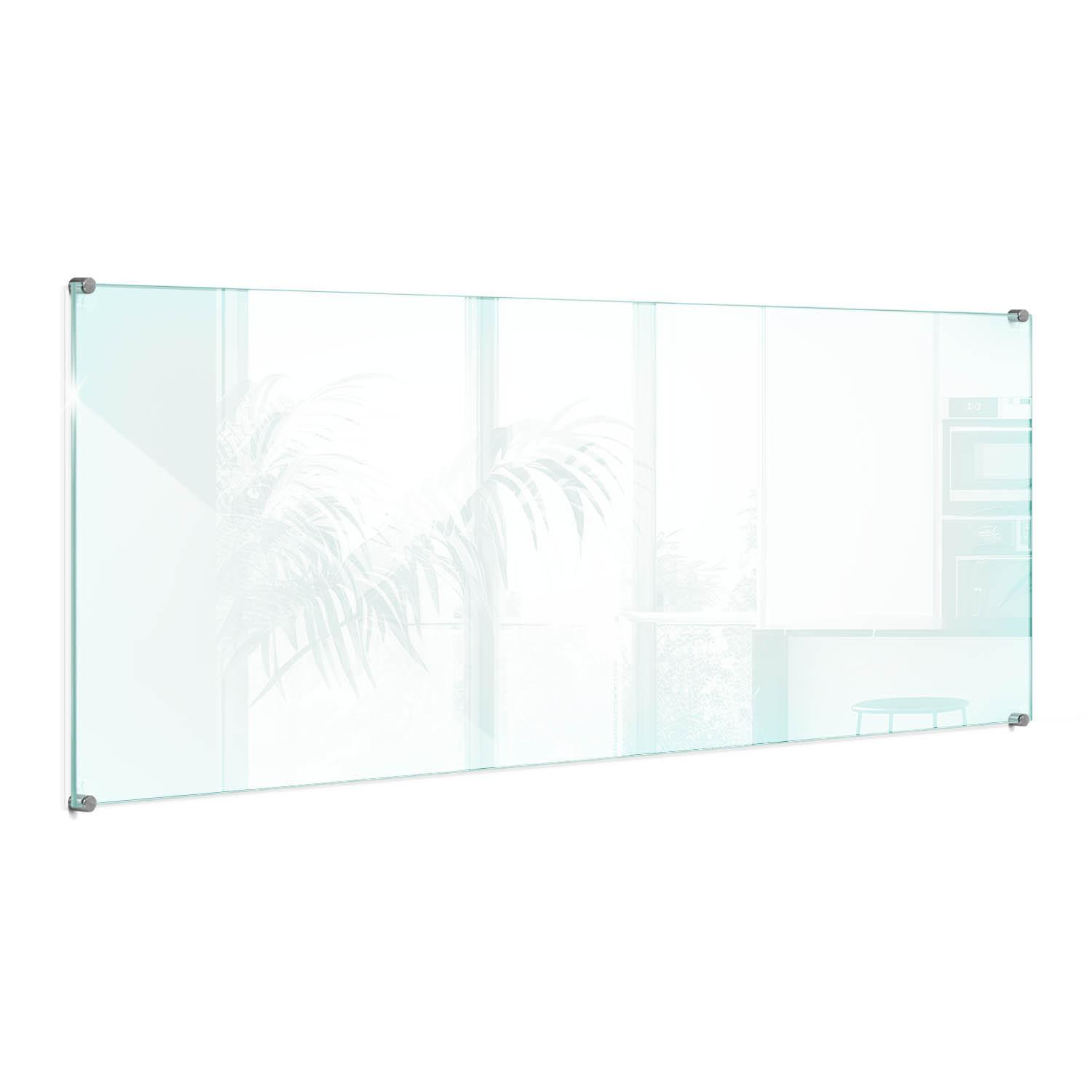 KÜCHENRÜCKWAND 125 x 50 cm Transparente Glasplatte - Transparent, Glas (125/50/0.4cm) - TULUP