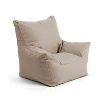 OUTDOOR-KINDER-SITZSACK Der Gartenzwerg - Beige, Textil (52/57/53cm) - Mokebo