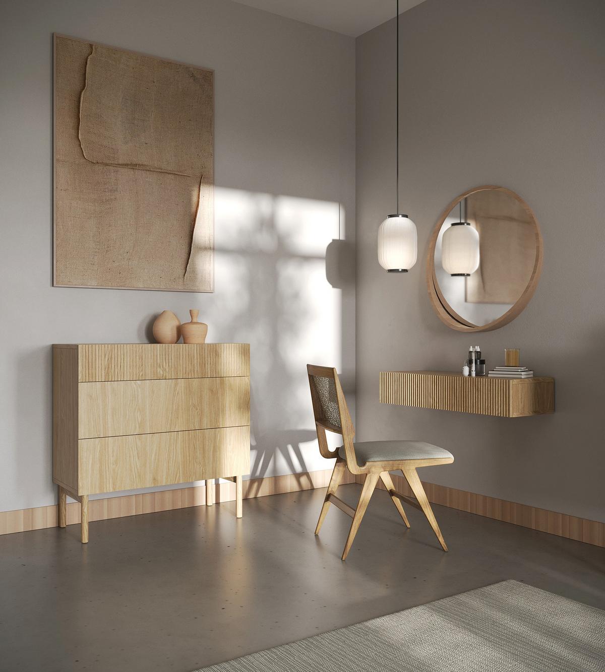 KOMMODE Nolie Eichenholzoptik mit 3 Schubladen 90 cm - Eichefarben, Holz/Holzwerkstoff (90/90.6/38cm) - Selsey