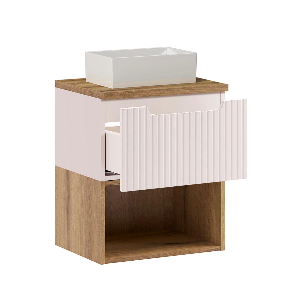 WASCHTISCH 50.4cm Riva Kaschmir - Beige, Holzwerkstoff (50.4/60/40cm) - Petits-meubles