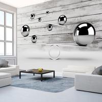 VLIESTAPETE Grau 300/210 cm - Silberfarben/Grau, Textil (300/1cm) - KUNSTLOFT