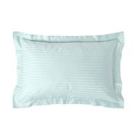 KISSENBEZUG Damast mit Stehsaum, Fadendichte 330 - Blau, Textil (48/74cm) - Homescapes