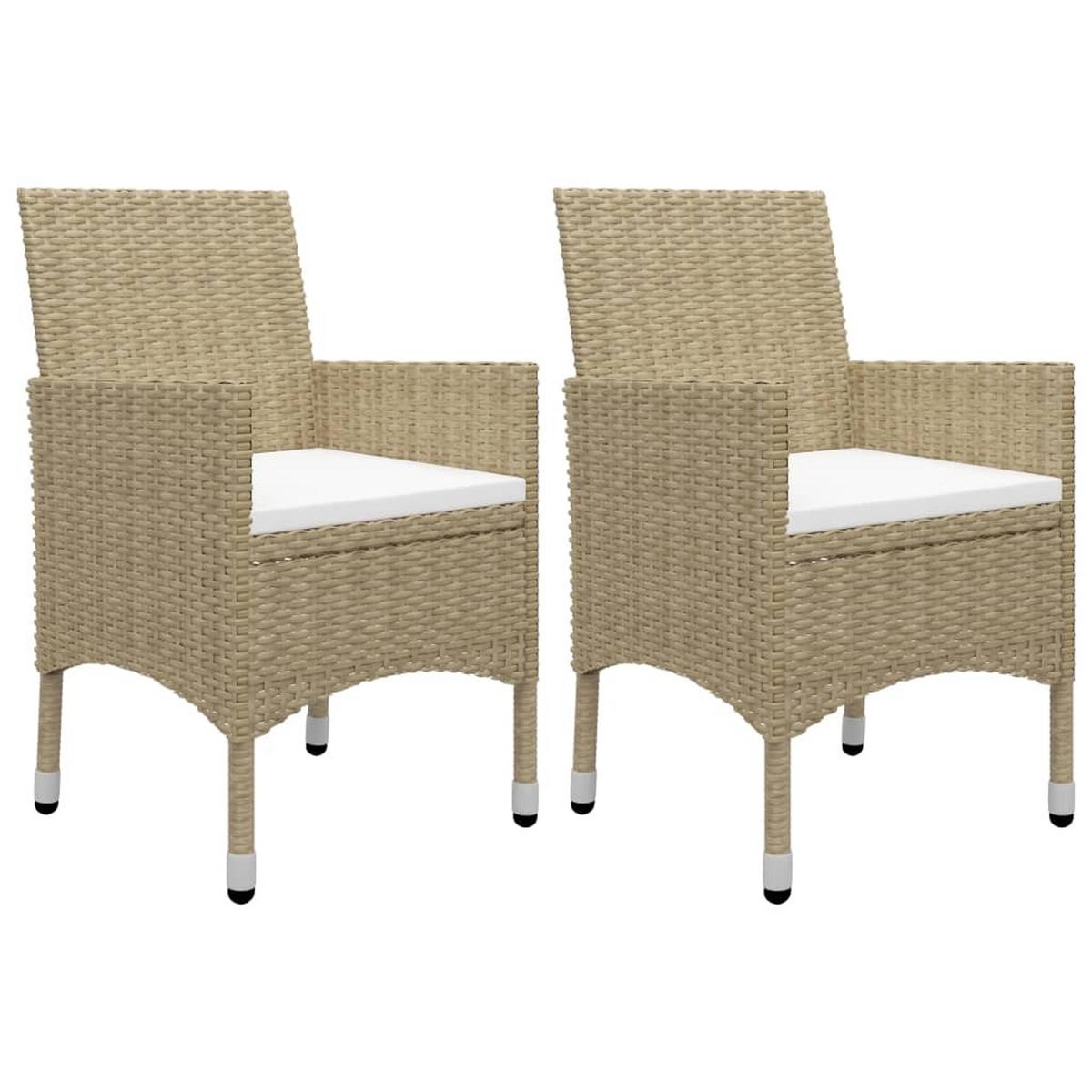 GARTENSET Yadon 3-teilig - Beige, Metall - Nettlife