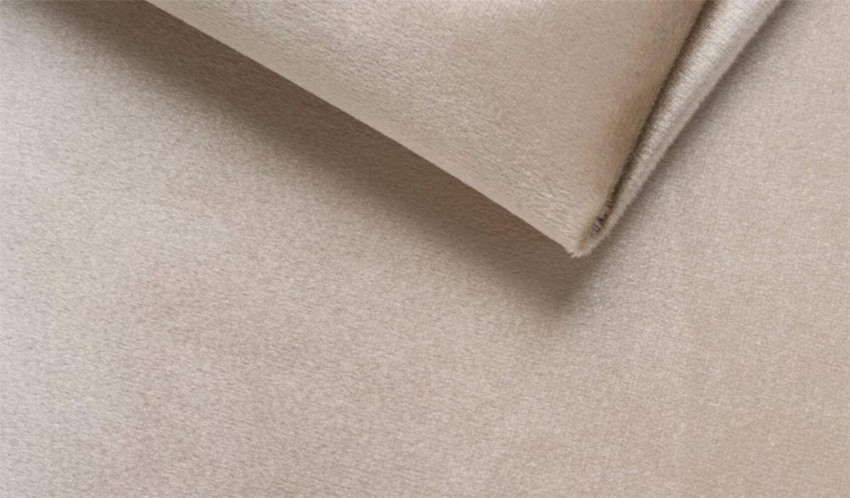 CHESTERFIELD-SESSEL Vertex Beige Samt - Beige/Goldfarben, Holz/Textil (125/75/100cm) - S-Style Möbel