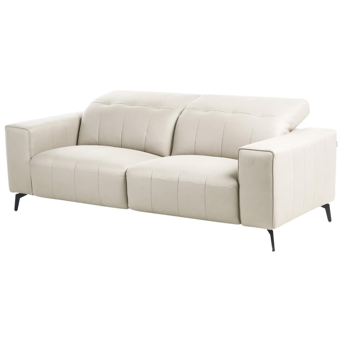 3-SITZER-SOFA Stoff Hellbeige Ommel - Beige, Textil (210/80/102cm) - Beliani