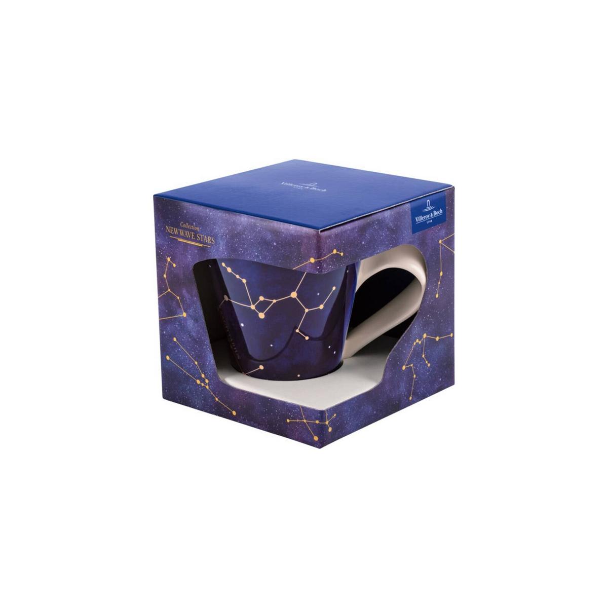 TASSE SCHÜTZE NewWave Stars weiß-blau 300 ml - Blau/Weiß, Keramik (0.3L) - Villeroy & Boch