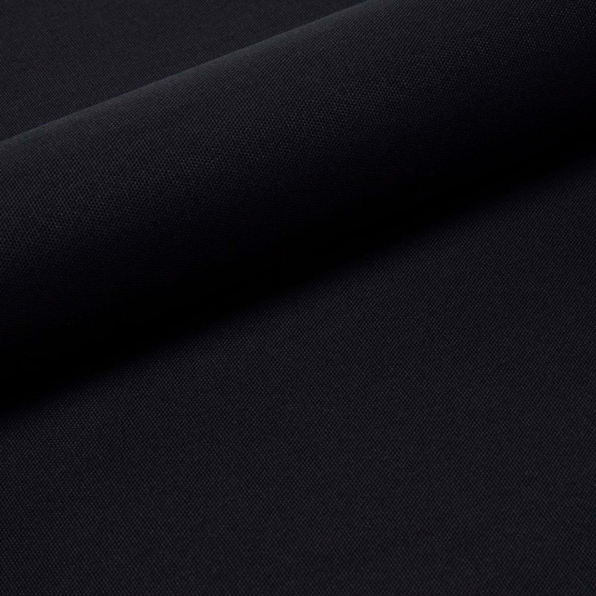 BAUMWOLLSTOFF Meterware schwarz, 150 cm - Schwarz, Textil (150/100cm) - Homescapes