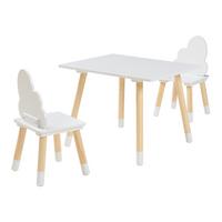 KINDERSITZGRUPPE Hovle - Weiß, Holz/Holzwerkstoff (60/44/48cm) - [en.casa]