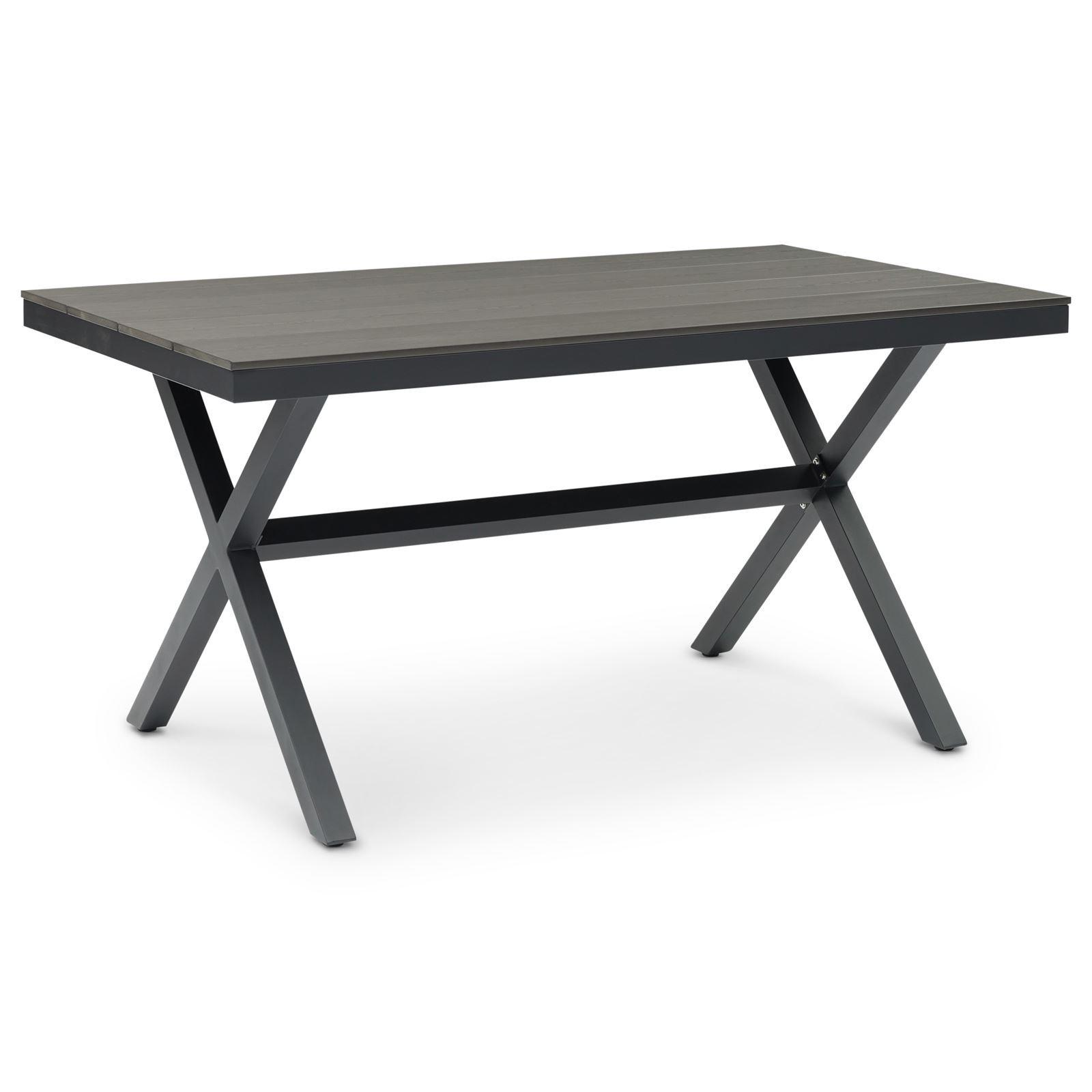 GARTENTISCH ISOLA schwarz - Schwarz, Metall (89/150/76cm) - IDIMEX