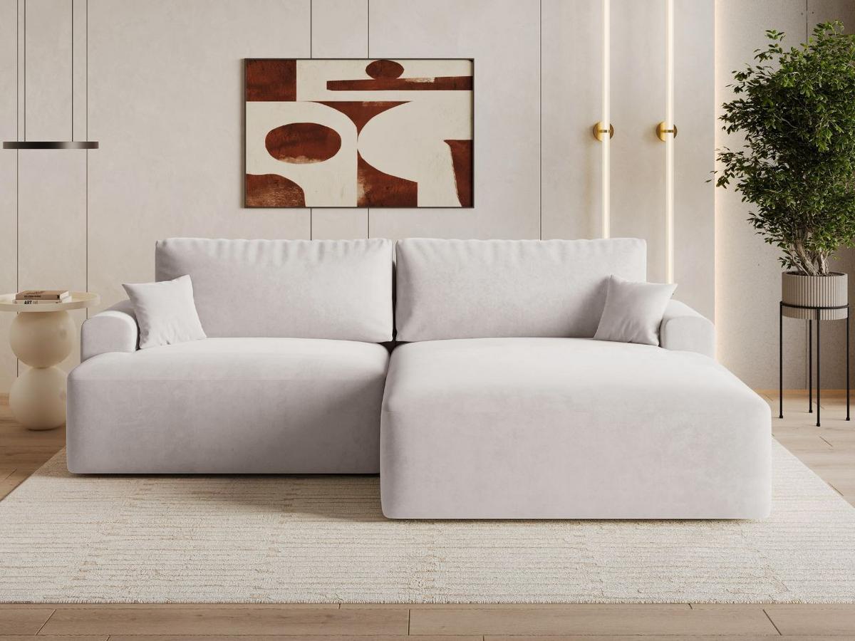 ECKSOFA Serene Grau Links - Grau, Holz/Textil (259/145cm) - Graingold