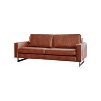SITZGRUPPE VILNIUS 2ER SET Braun Kunstleder - Braun, Textil (372/85/99cm) - KAWOLA