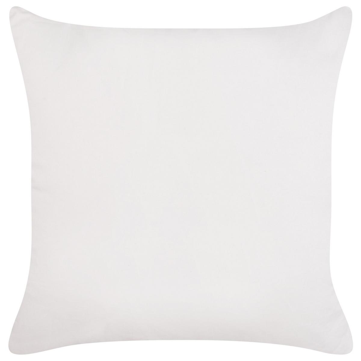 DEKOKISSEN 2er-Set Weiß 45/45 cm Makneh - Weiß, Naturmaterialien (45/45cm) - Beliani