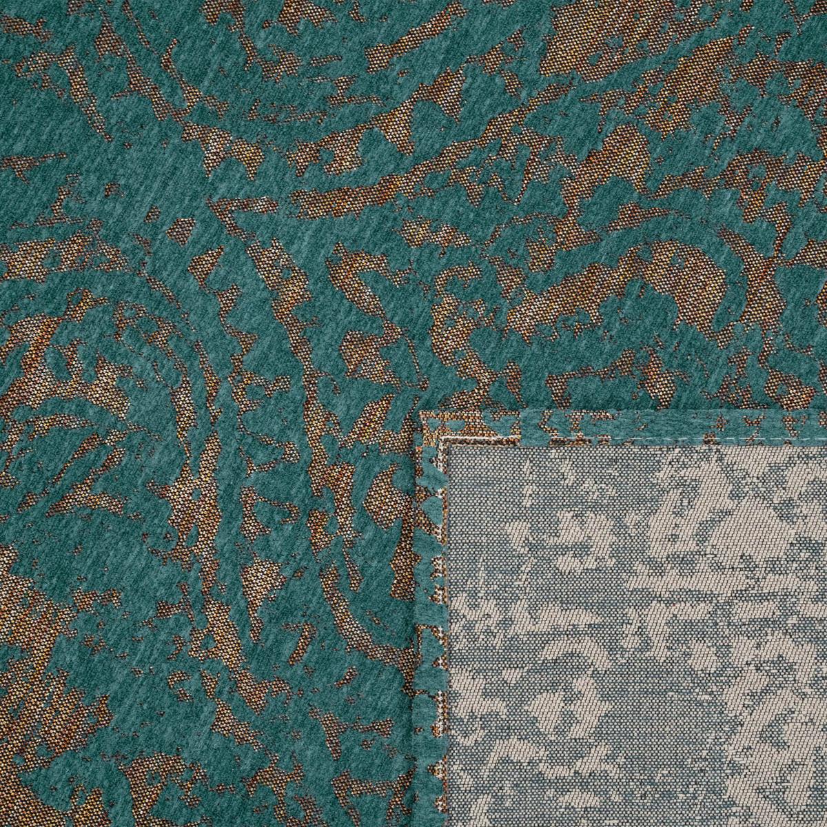 KURZFLORTEPPICH, im Vintage-Stil, Türkis, 160 x 230 cm - Blau, Textil (230/160cm) - KADIMA DESIGN