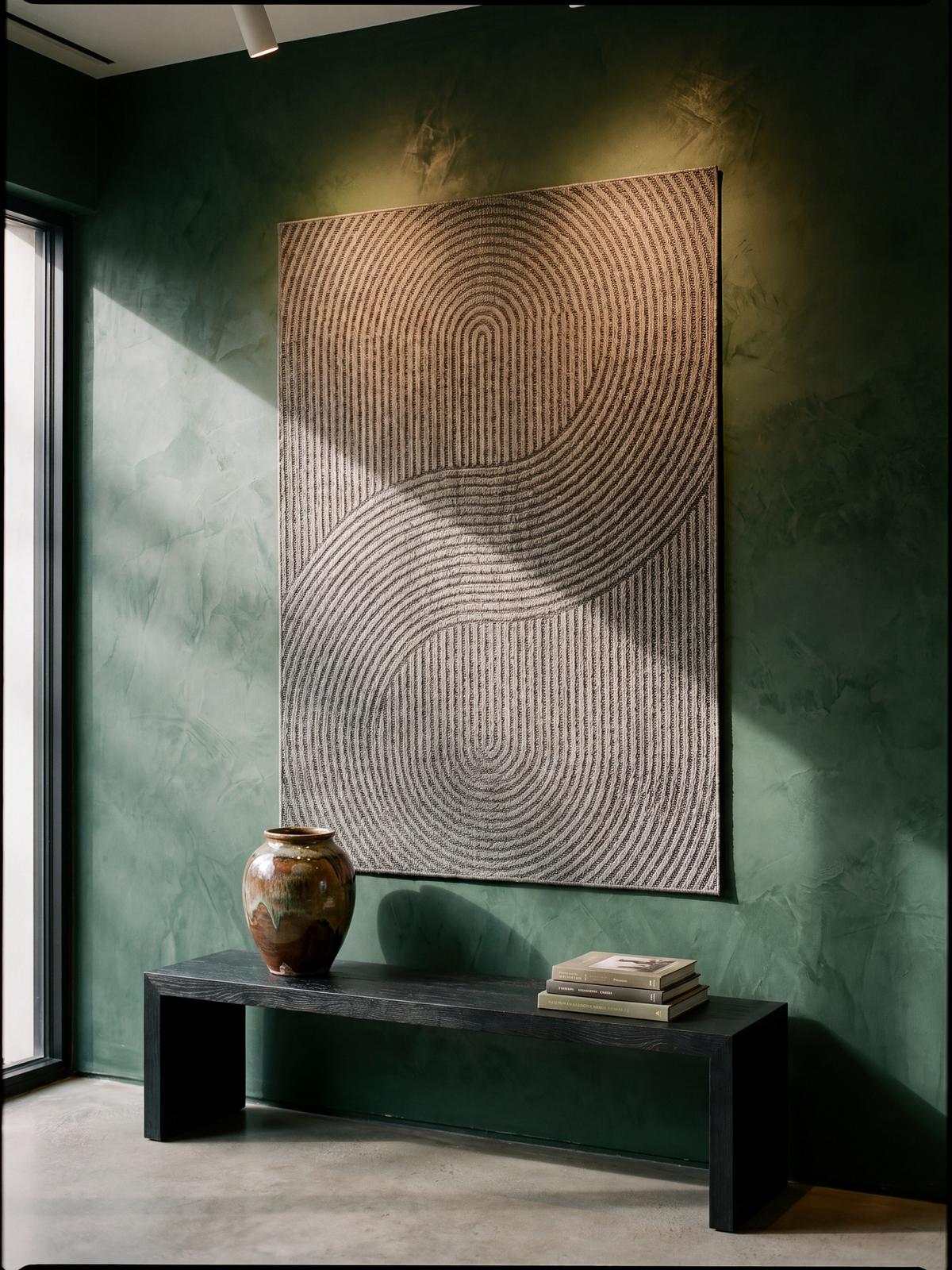 TEPPICHLÄUFER Geometrisch BORNO Polypropylen Anthrazit 80 x 200 cm - Anthrazit, Textil (80/200cm) - KADIMA DESIGN