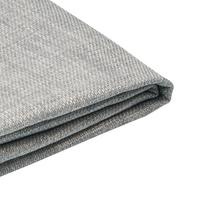BETTRAHMENBEZUG 90/200 cm Hellgrau Fitou - Hellgrau/Grau, Textil (100/214cm) - Beliani