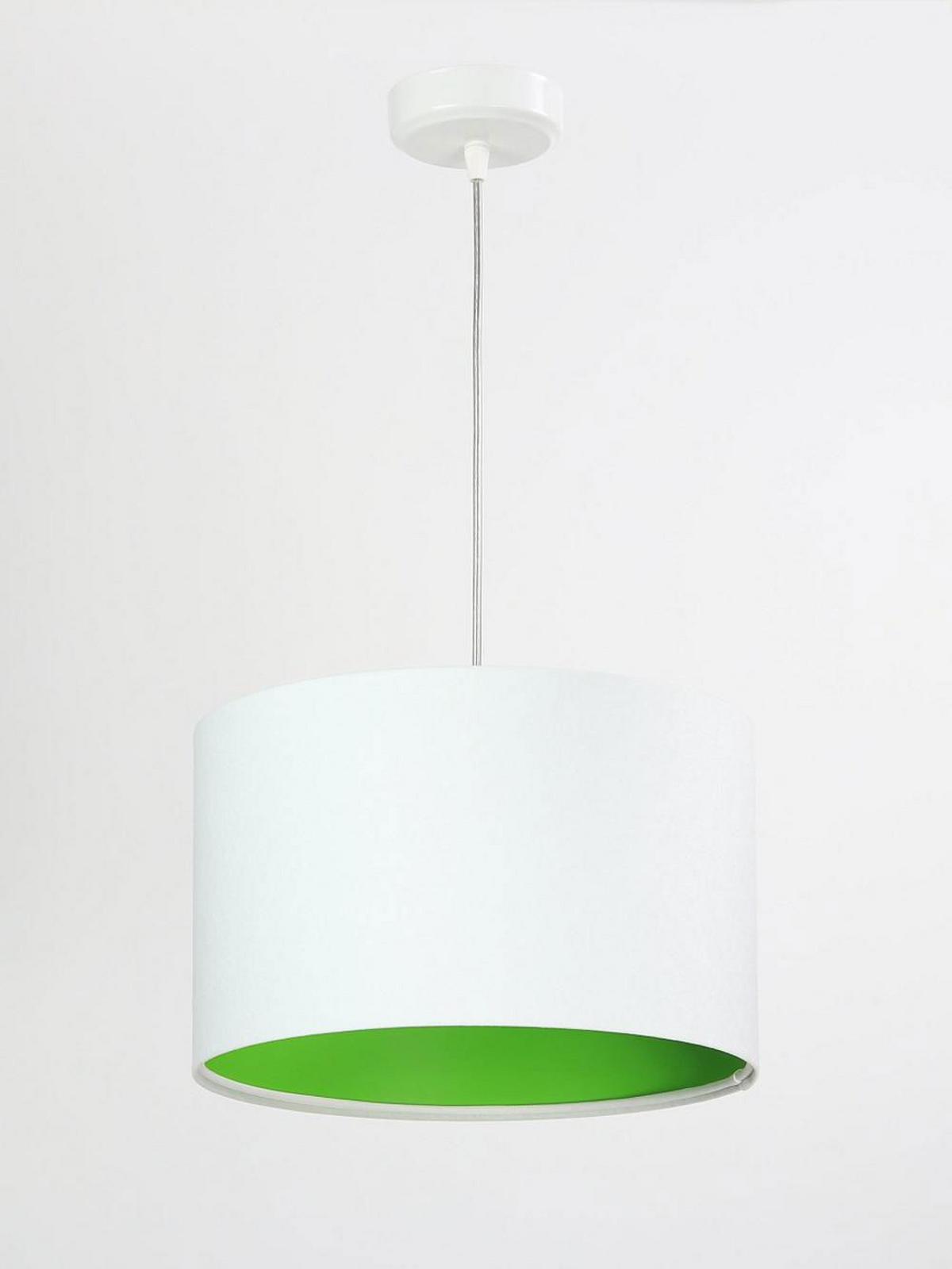 HÄNGELEUCHTE Grün 30/20 cm - Weiß/Grün, Kunststoff (30/0.45/20cm) - ONZENO