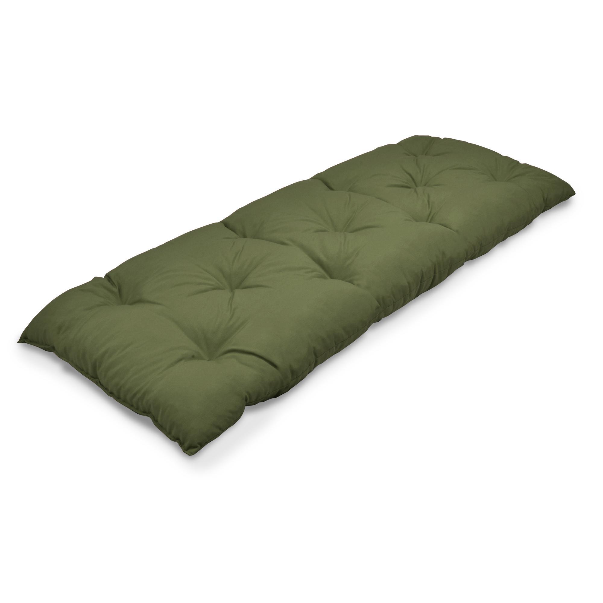 BANKPOLSTER Flair BK 100x50x8cm Olivgrün - Olivgrün, Textil (50/100cm) - Beautissu 