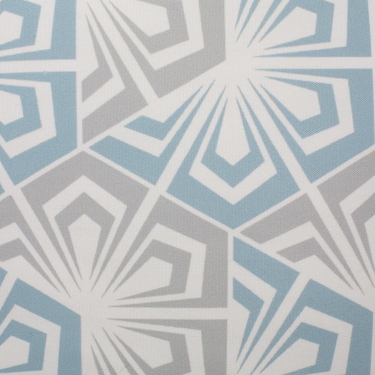DEKOKISSEN 2er-Set Hellblau 45/45 cm Primrose - Hellblau, Textil (45/45cm) - Beliani