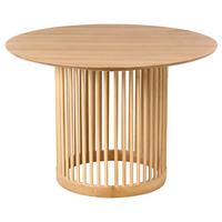 ESSTISCH Helle Eiche 110/110 cm Boyle - Hellbraun, Holzwerkstoff (110/110/75cm) - Beliani