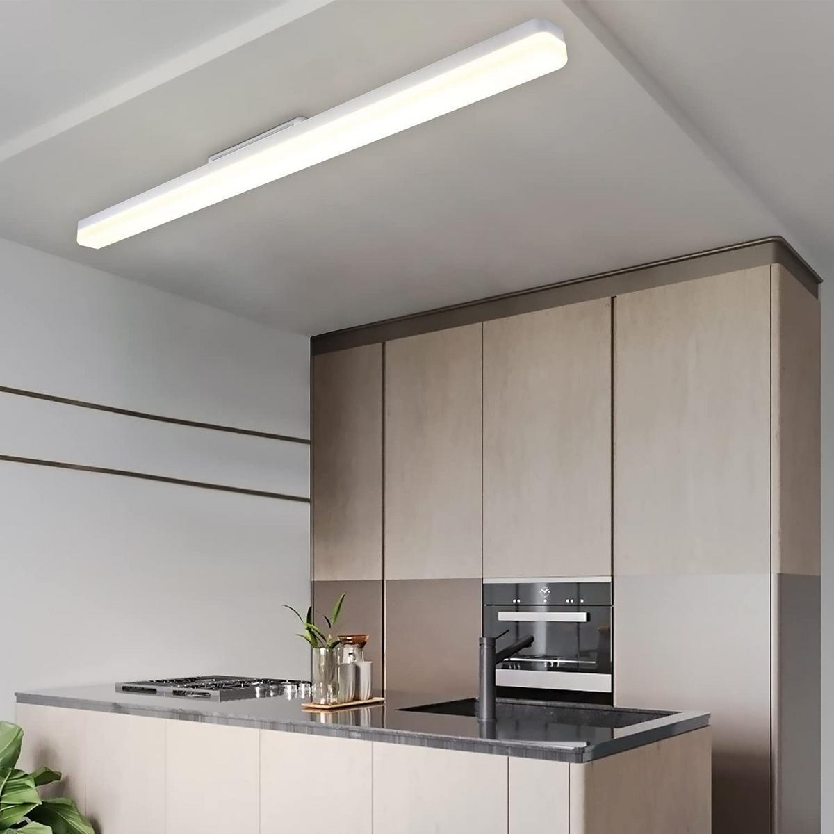 LED-DECKENLEUCHTE Ahri 90/4.5/5cm - Weiß, Metall (90/4.5/5cm) - ZMH