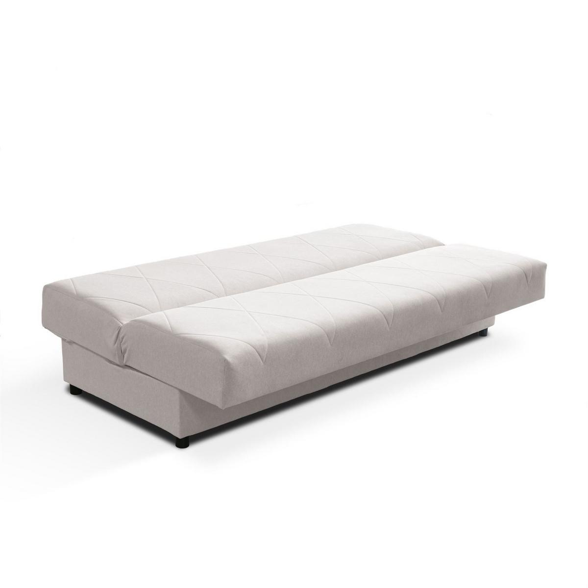 SCHLAFSOFA VERO mit Schlaffunktion Castel 04 - Beige, Textil (191/88/90cm) - Lookway