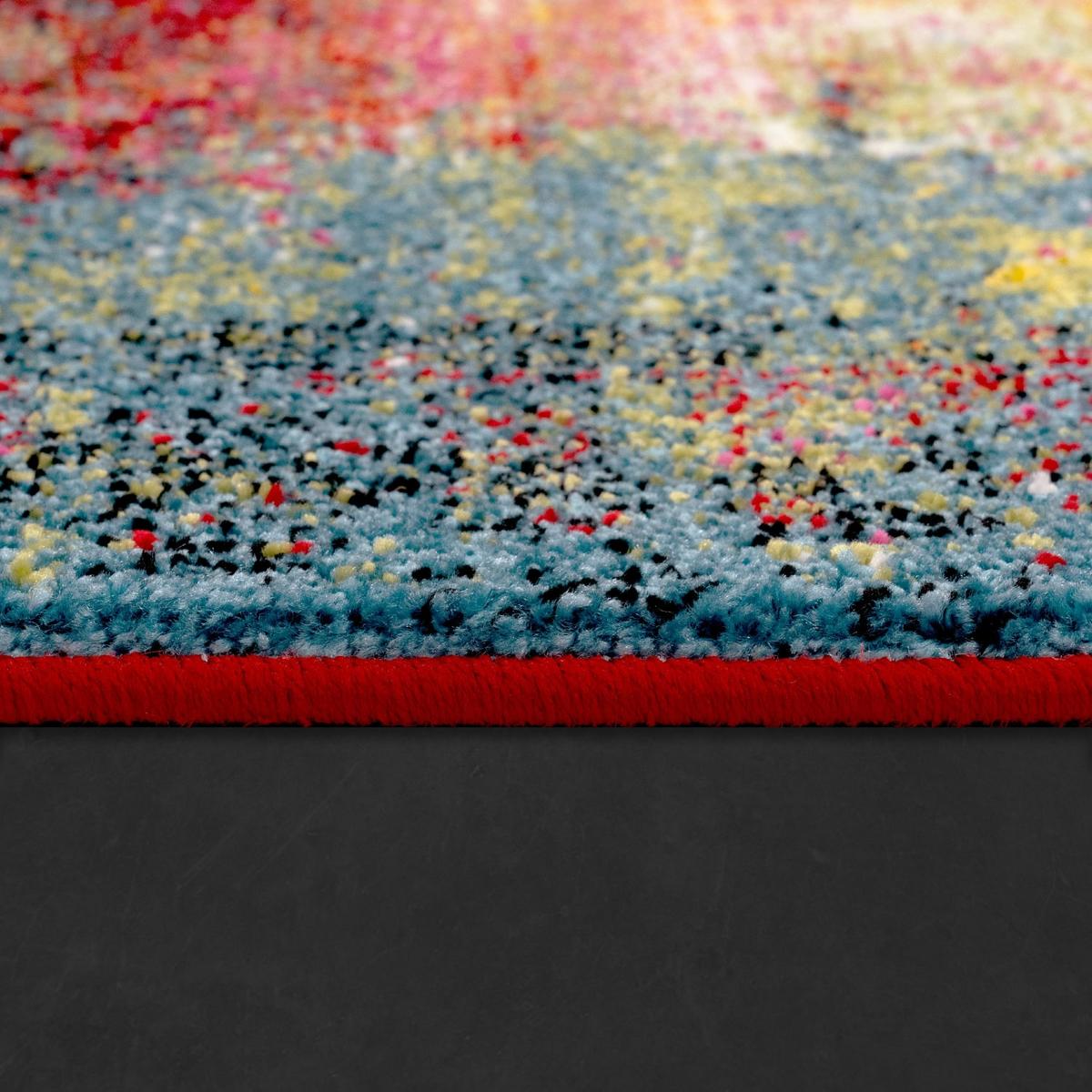 KURZFLORTEPPICH, abstrakt, aus Polypropylen, Florhöhe 12 mm, Mehrfarbig, 200 x 290 cm - Multicolor, Textil (290/200cm) - KADIMA DESIGN