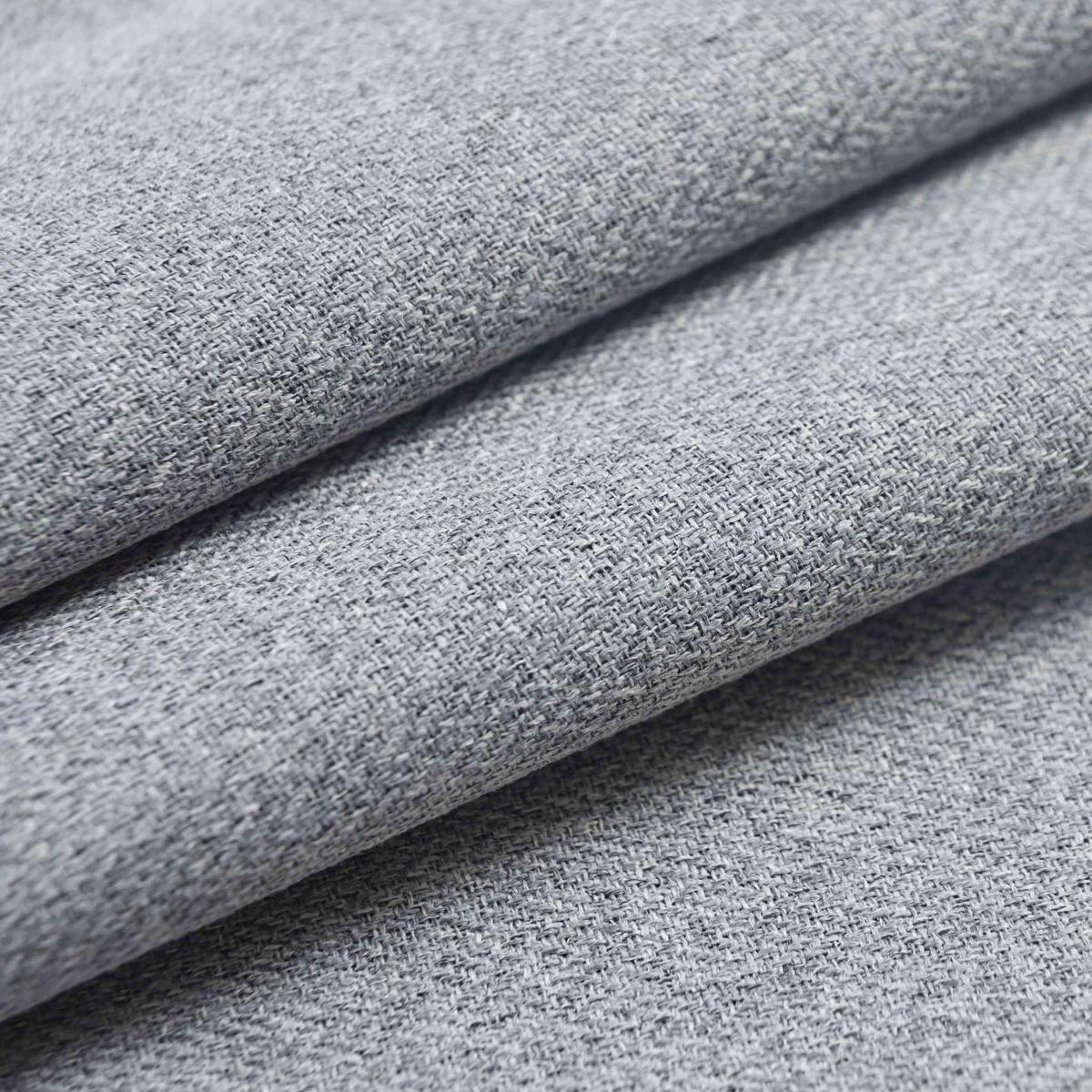 VORHANG 2ER SET »München Dark« HxB 225x145 Grau - Grau, Textil (145/225cm) - Gardinenbox