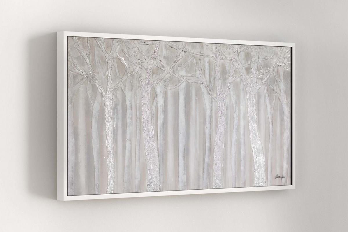 ACRYLBILD HANDGEMALT 120/60 cm - Grau, Holz/Textil (120/60cm) - KUNSTLOFT