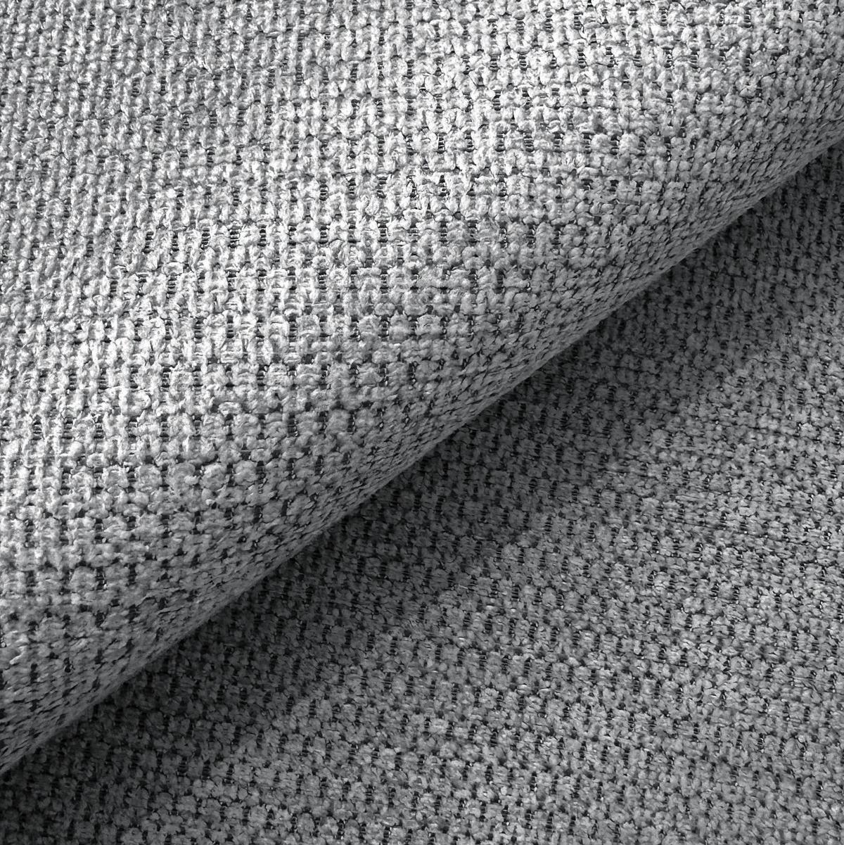 ECKSOFA Sora mit Schlaffunktion, Bettkasten und extra tiefer Komfortzone aus hochwertigem Grau Strukturstoff - Schwarz/Grau, Holz/Kunststoff (140/200cm) - S-Style