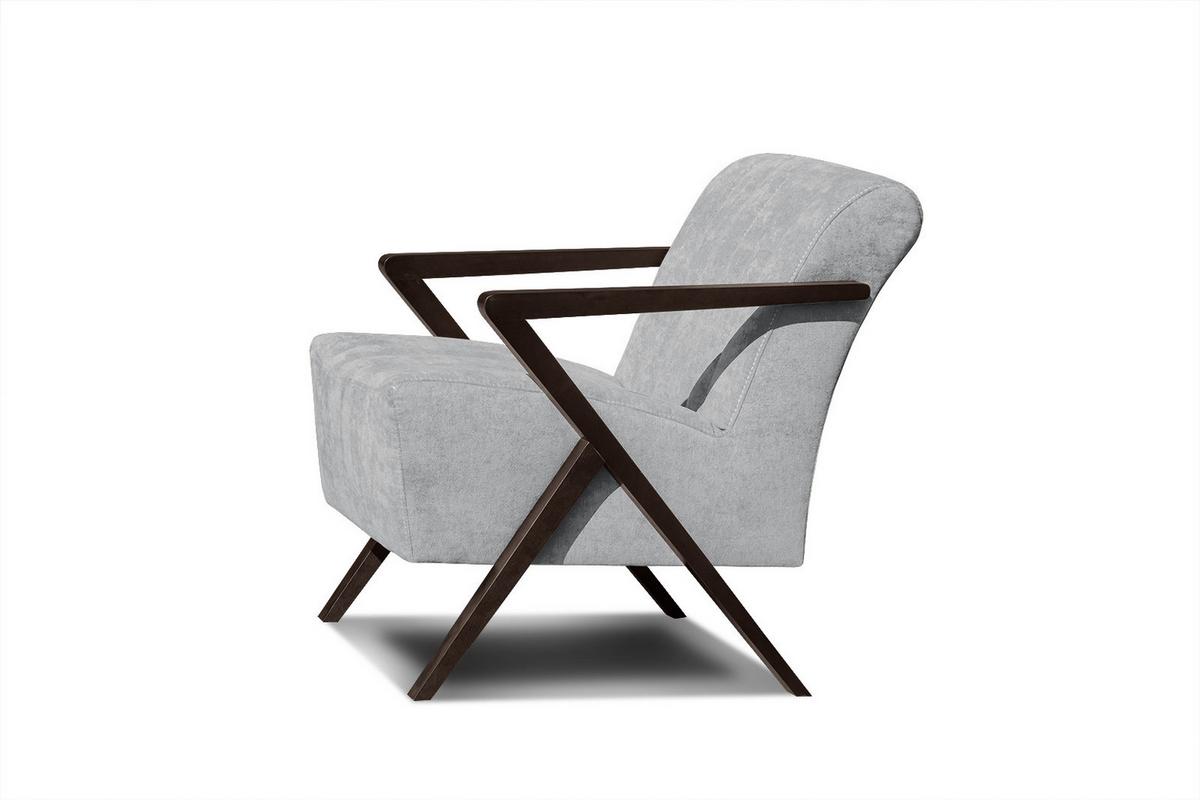 SESSEL LEBRON, hellgrau - Hellgrau, Holzwerkstoff/Textil (65/82/79cm) - Wozimo